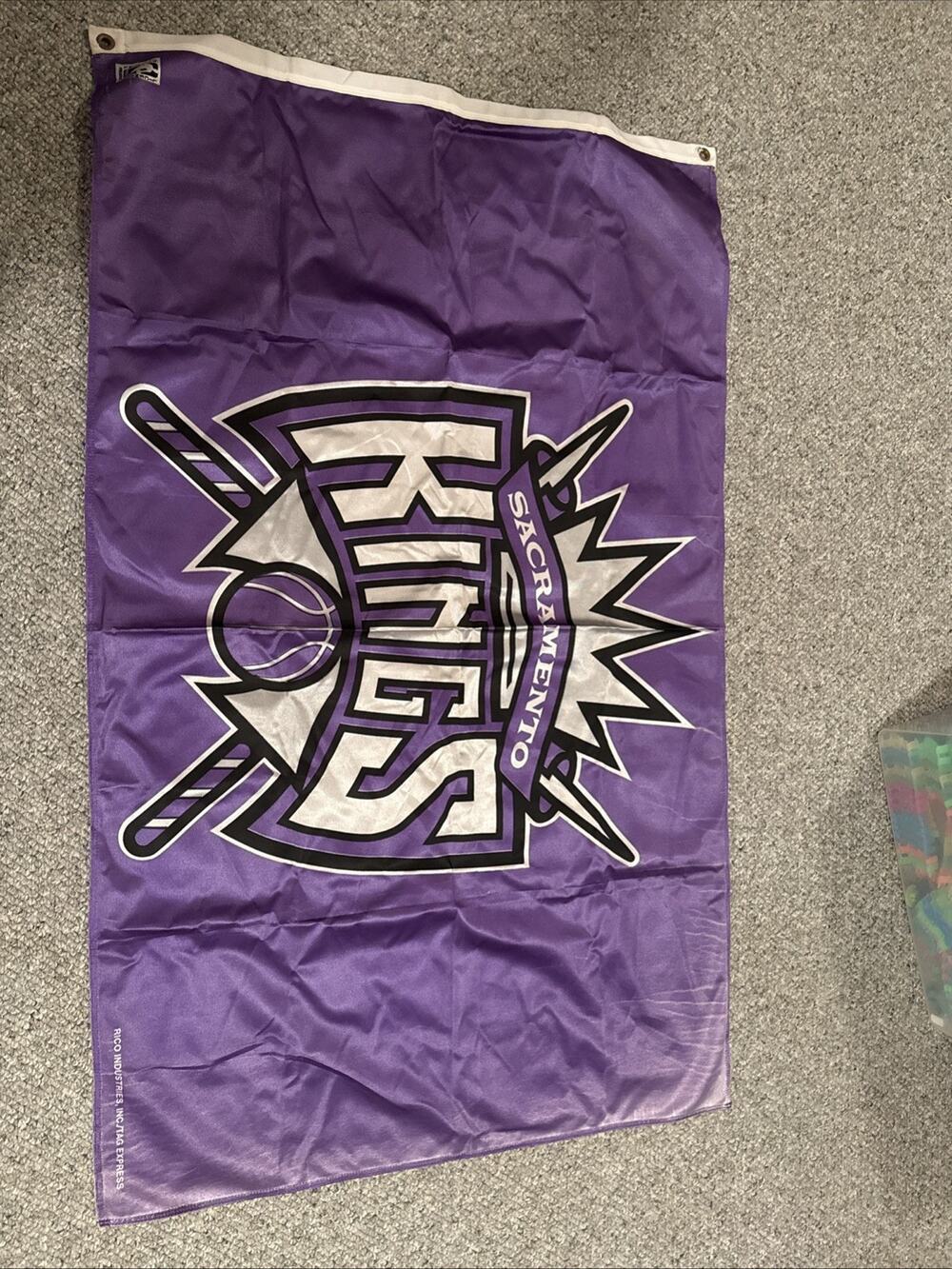 Sacramento KINGS FLAG 3X5 Banner Basketball Flag Official NBA Decor Purple VTG